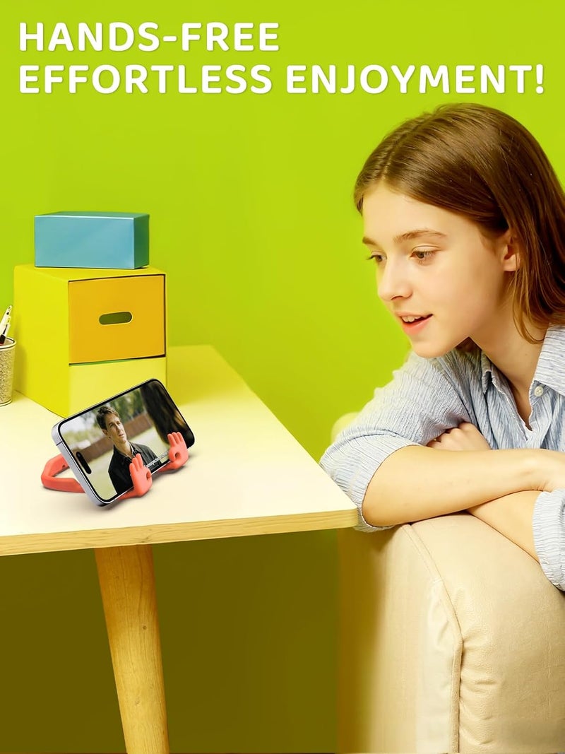 CALDEVER Valentines Day Gifts for Teens Girls Kids Women Her: Gifts for Easter Cell Phone Stand OK Finger Phone Holder for Desk Teenage Adults Wife Mom Daughter Grandma Birthday Gifts Funny Gadgets - Image 5